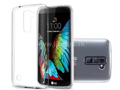 Ochranný kryt (obal) TPU Ultra Slim Clear (číry) na LG K10 LTE **VÝPREDAJ!!