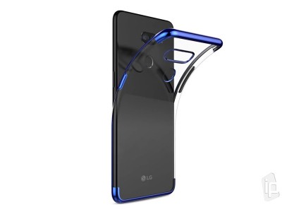 Glitter Series Blue (modr) - Ochrann kryt (obal) na LG K40S