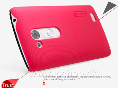 LG D290n L Fino / LG D295n L Fino Dual SIM Exclusive SHIELD Red - luxusn ochrann kryt (obal) erven + flie na displej **VPREDAJ!!