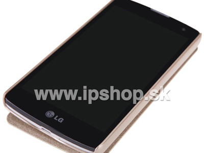 Window Side Flip pouzdro pro LG D290n L Fino / LG D295n L Fino Dual SIM b�l� **AKCE!!