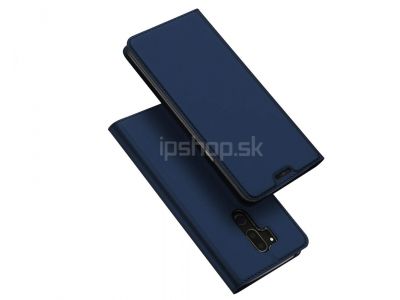 Luxusn Slim Fit puzdro Navy Blue (tmavomodr) na LG G7 ThinkQ