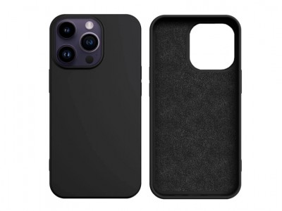 Light Silicone Case (černá) – Silikónový ochranný kryt (obal) pro iPhone 14 Pro