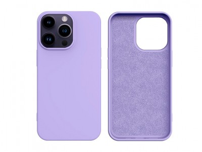 Light Silicone Case (fialov)  Siliknov ochrann kryt (obal) pre iPhone 14 Pro
