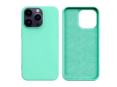 Light Silicone Case (zelená) – Silikónový ochranný kryt (obal) pro iPhone 14 Pro