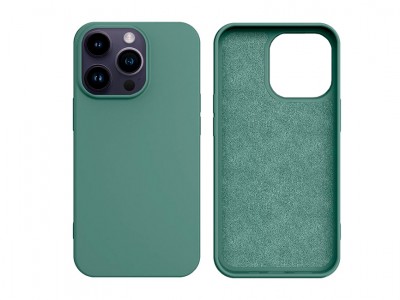 Light Silicone Case (zelen)  Siliknov ochrann kryt (obal) pre iPhone 14 Pro