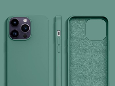 Light Silicone Case (zelen�) � Silik�nov� ochrann� kryt (obal) pre iPhone 14 Pro