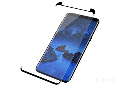 Panzerglass Case Friendly Glass Black - tvrzen sklo na cel displej pro Samsung Galaxy S9 ern