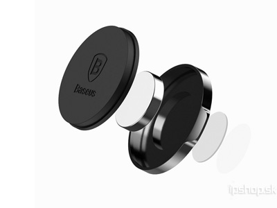 Baseus Small Ears Black (�ierny) - univerz�lny magnetick� dr�iak