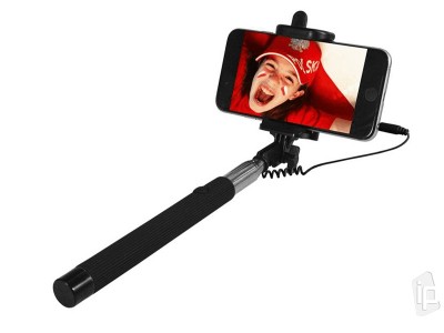 Selfie Stick kS10A 97cm (čierna) - Teleskopická selfie tyč
