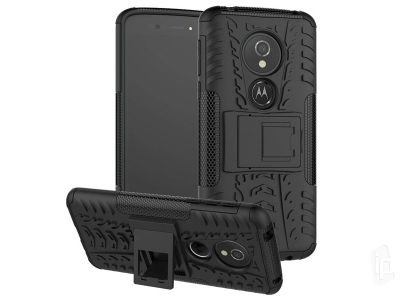 Spider Armor Case (ierny) - Odoln ochrann kryt (obal) na Moto E5 Play
