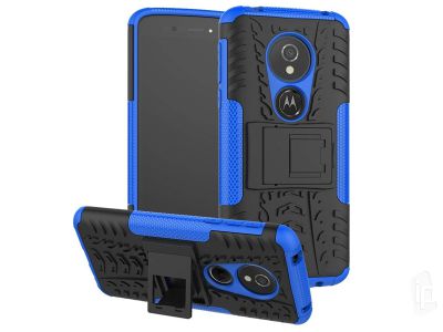 Spider Armor Case (modr) - Odoln ochrann kryt (obal) na Moto E5 Play