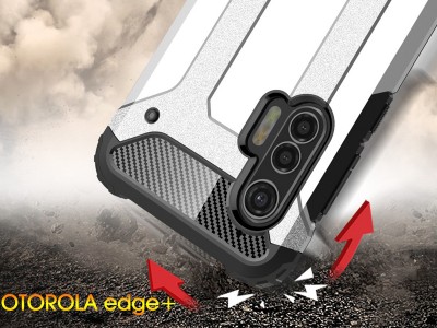 Hybrid Armor Defender (ierny) - Odoln ochrann kryt (obal) na Motorola Edge Plus **AKCIA!!