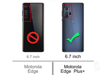 Fiber Armor Defender Red (�erven�) - Ochrann� kryt (obal) na Moto Edge Plus **AKCIA!!
