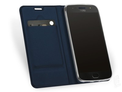 Luxusn Slim puzdro Dark Blue (tmavomodr) na Moto G5s Plus
