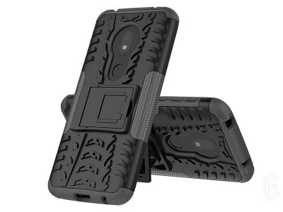 Spider Armor Case (ierny) - Odoln ochrann kryt (obal) na Moto G7 Play
