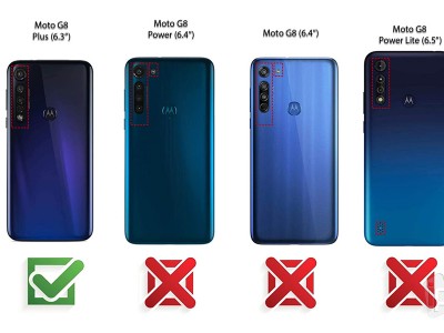 Fiber Armor Defender Black (�ierny) - Odoln� ochrann� kryt (obal) na Moto G8 Plus