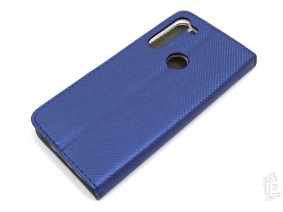 Fiber Folio Stand Blue (modr) - Flip puzdro na Motorola G8 Power