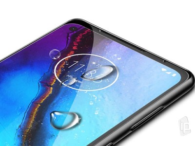 2.5D Glass - Tvrden� ochrann� sklo s pokryt�m cel�ho displeja pre Moto G8 Power (�ierne) **AKCIA!!