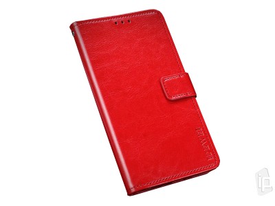 Elegance Stand Wallet Red (erven) - Peaenkov puzdro na Moto G9 Play