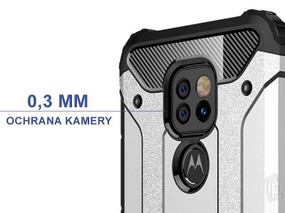 Hybrid Armor Defender (strieborn�) - Odoln� ochrann� kryt (obal) na Moto G9 Play