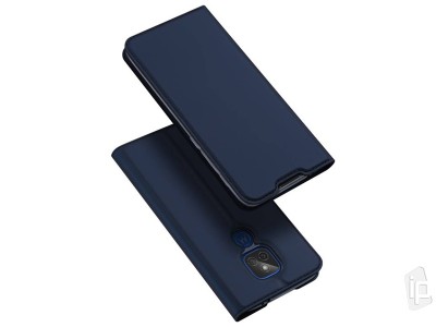 Luxusn Slim Fit puzdro (tmavomodr) pre Motorola G9 Play