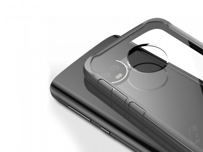 Shockproof Case Grey (ed) - odoln ochrann kryt (obal) na Lenovo Moto G6 Plus **VPREDAJ!!
