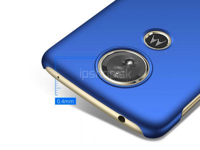 Slim Line Elitte Blue (modr) - plastov ochrann kryt (obal) na Moto G6 Play / E5