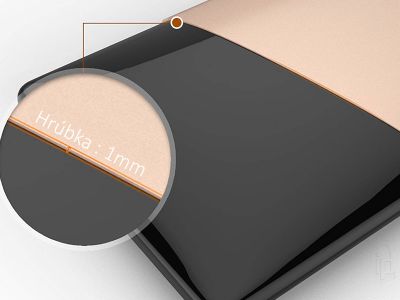 Slim Line Elitte (zlat) - Plastov ochrann kryt (obal) na Moto G6 Plus
