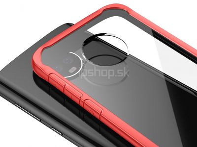 Shockproof Case Red (erven) - odoln ochrann kryt (obal) na Lenovo Moto G6 Plus