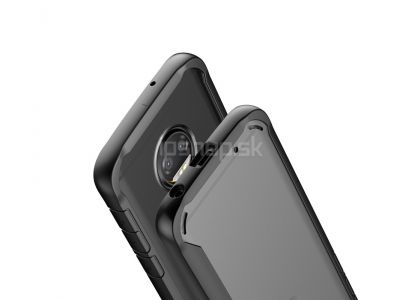Shockproof Case Black (ierny) - odoln ochrann kryt (obal) na Lenovo Moto G6 Plus