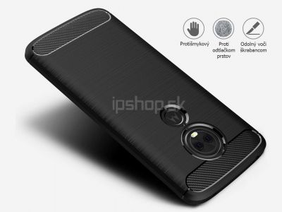 Fiber Armor Defender Grey (�ed�) - odoln� ochrann� kryt (obal) na Moto E5 Plus **AKCIA!!