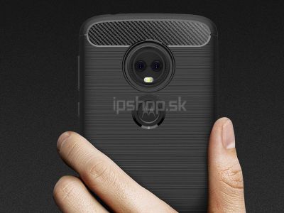 Fiber Armor Defender Grey (�ed�) - odoln� ochrann� kryt (obal) na Moto E5 Plus **AKCIA!!