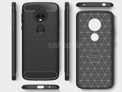 Fiber Armor Defender Grey (�ed�) - odoln� ochrann� kryt (obal) na Moto E5 Plus **AKCIA!!