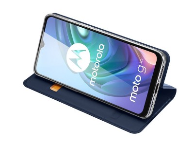 Luxusn� Slim Fit puzdro (modr�) pre Motorola G10 / G10 Power / G30