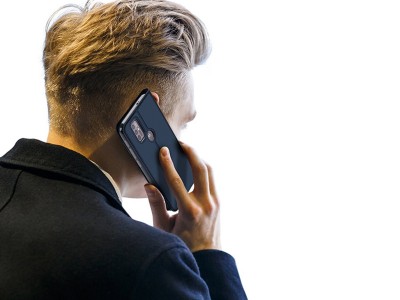 Luxusn� Slim Fit puzdro (modr�) pre Motorola G10 / G10 Power / G30