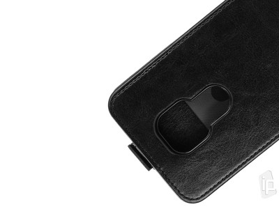 Exclusive Smart Flip - Puzdro pre Moto G9 Play (ierne)