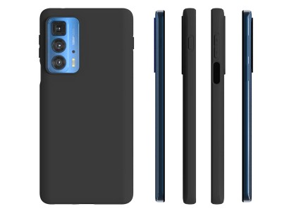 Matte TPU Black - Ochrann� kryt pre Motorola Moto Edge 20 Pro (�ierny)