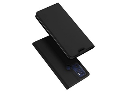 Luxusn� Slim Fit puzdro (modr�) pre Motorola Moto G60S