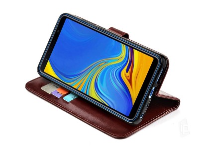 Elegance Stand Wallet Black (ierne) - Peaenkov puzdro na Motorola Moto G9 Plus **AKCIA!!