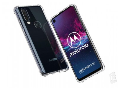 Shock Absorber Clear (��ry) - Odoln� kryt (obal) na Moto One Action