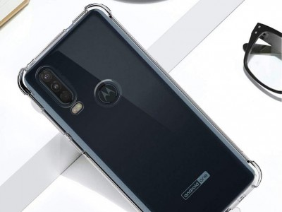 Shock Absorber Clear (��ry) - Odoln� kryt (obal) na Moto One Action