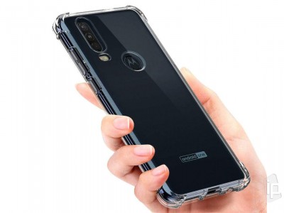 Shock Absorber Clear (��ry) - Odoln� kryt (obal) na Moto One Action