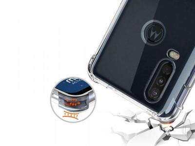 Shock Absorber Clear (��ry) - Odoln� kryt (obal) na Moto One Action