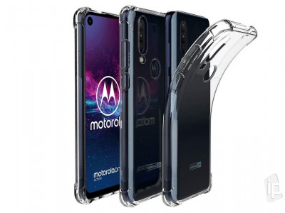 Shock Absorber Clear (��ry) - Odoln� kryt (obal) na Moto One Action