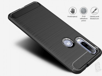 Fiber Armor Defender Black (�ierny) - Odoln� ochrann� kryt (obal) na Moto One Action