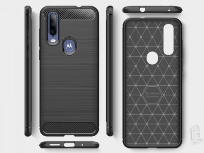 Fiber Armor Defender Black (�ierny) - Odoln� ochrann� kryt (obal) na Moto One Action