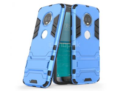 Armor Stand Defender Blue (modr) - odoln ochrann kryt (obal) na Moto G6