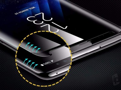 MyScreen Impact Glass edge3D (ierne) - Tvrden sklo na cel displej pre Samsung Galaxy S9