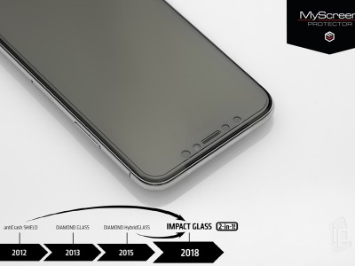 MyScreen Impact Glass (ierne) - Tvrden sklo na displej pre Apple iPhone XS Max / iPhone 11 Pro Max **AKCIA!!