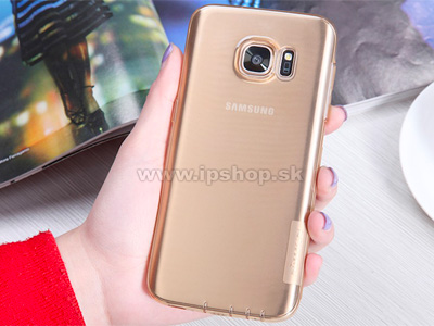 Luxusn ochrann kryt (obal) Nature TPU Brown (lto-hned) na Samsung Galaxy S7 **VPREDAJ!!